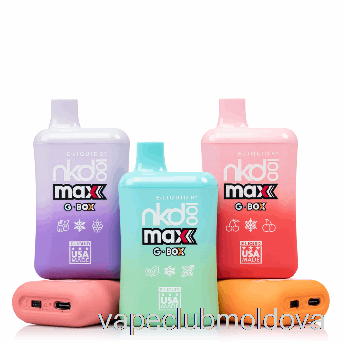 Vape Mod Gbox X Naked 100 5500 American Patriot De Unică Folosință